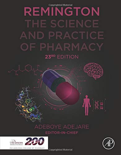 Remington The Science And Practice Of Pharmacy 23Ed (Hb 2021)