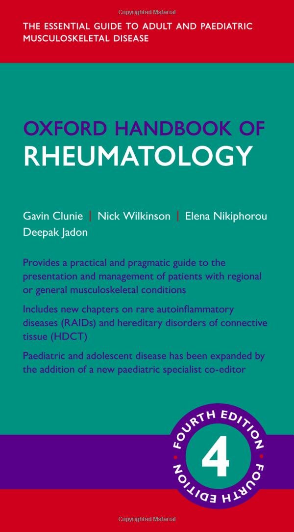 Oxford Handbook of Rheumatology 4th/2018- OHB