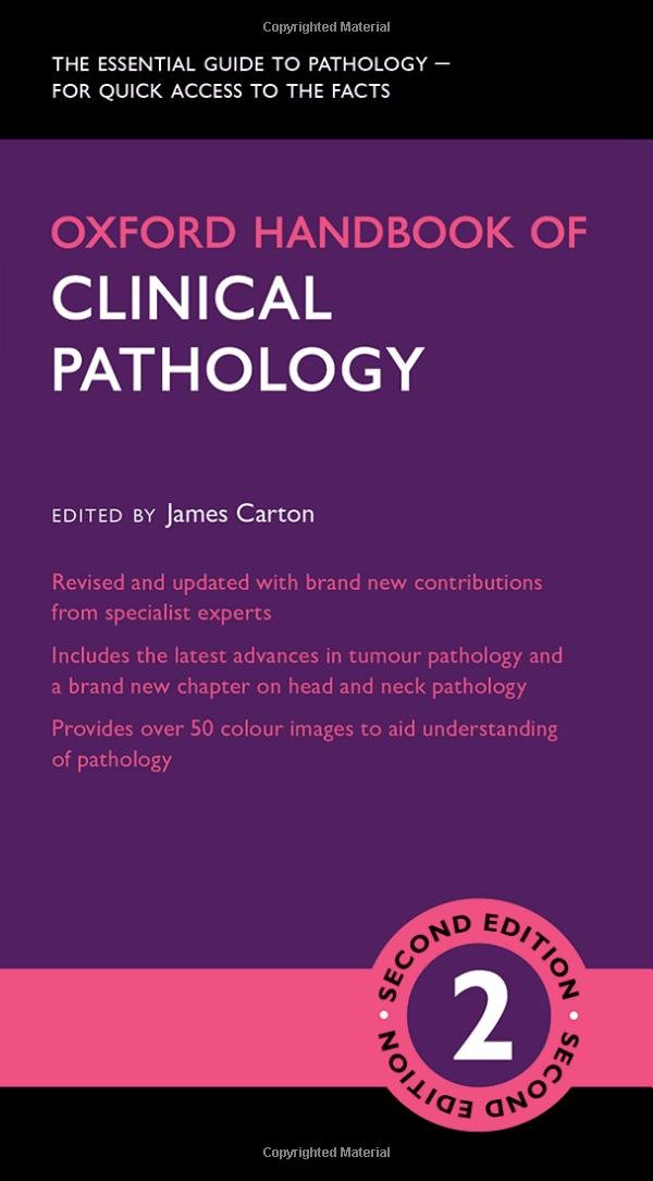 Oxford Handbook of Clinical Pathology (Oxford Medical Handbooks)- OHB