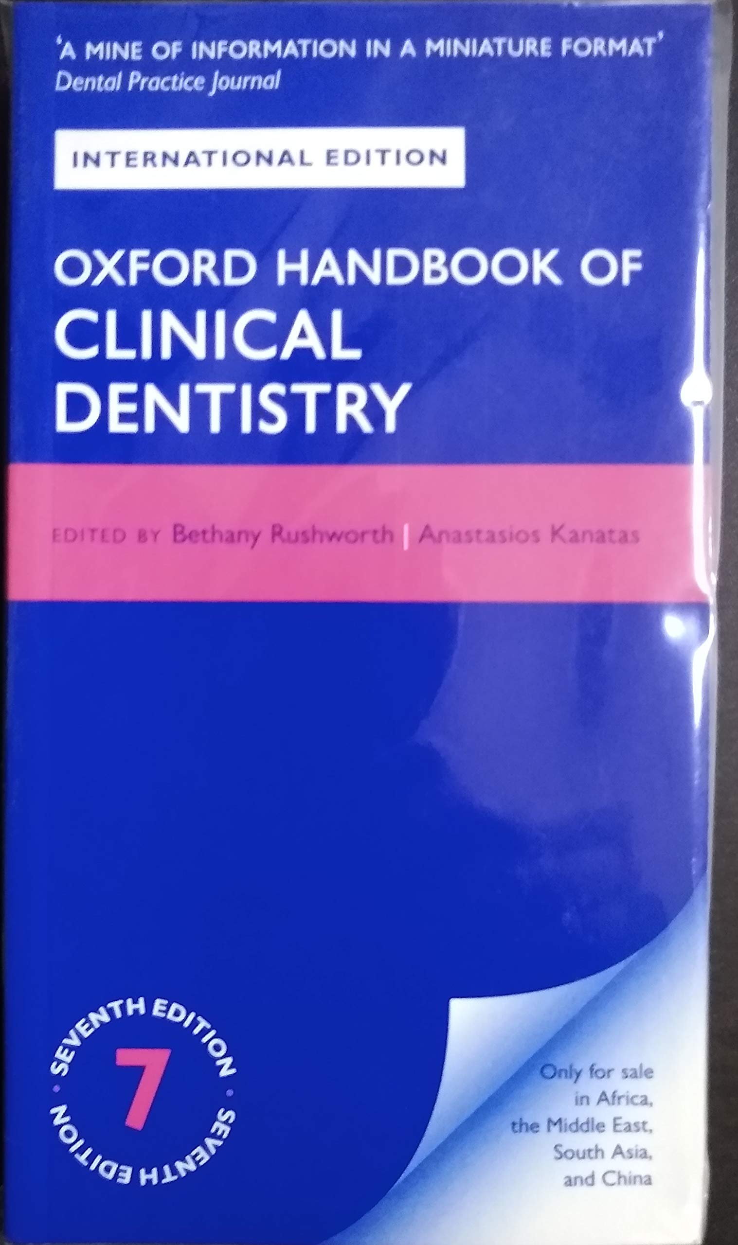 Oxford Handbook Of Clinical Dentistry 7Th Sae/2020- OHB