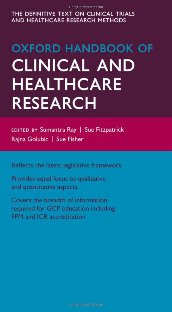 Oxford Handbook of Clinical and Healthcare Research (Oxford Medical Handbooks)- OHB