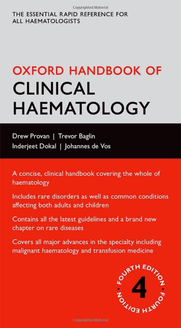 Oxford Handbook of Clinical Haematology (Oxford Medical Handbooks)- OHB