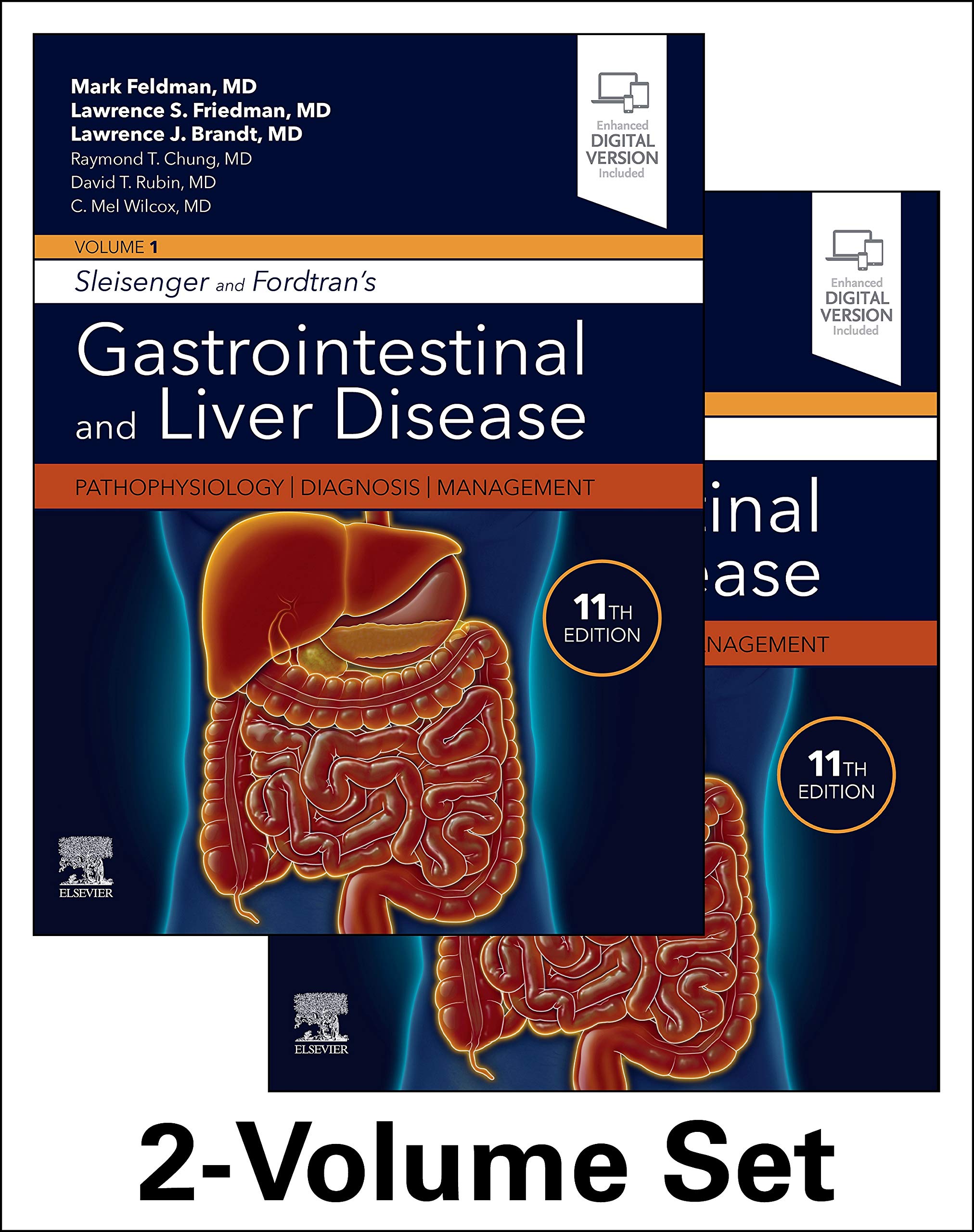 Sleisenger and Fordtran's Gastrointestinal and Liver Disease- 2 Volume Set: Pathophysiology, Diagnosis, Management 11th Edition