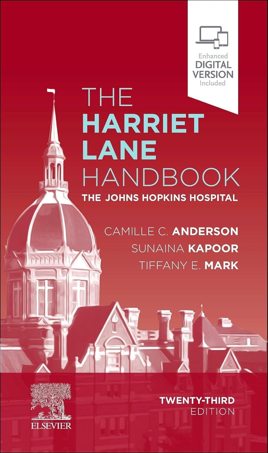 The harriet lane handbook the johns hopkins hospital with access code 23ed (pb 2024)
