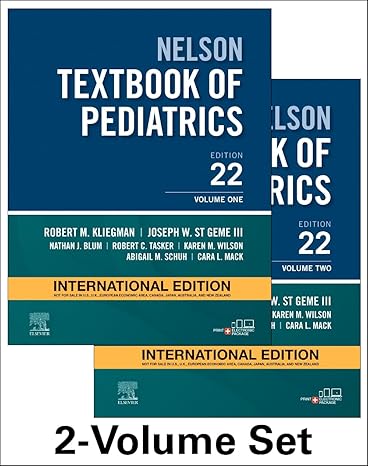 Nelson Textbook of Pediatrics, 2-Volume Set - International Edition: 22edtion