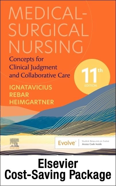 Medical Surgical Nursing Concepts For Clinical Judgment And Collaborative Care With Text And Study Guide Package With Access Code 11Ed (Hb 2024)