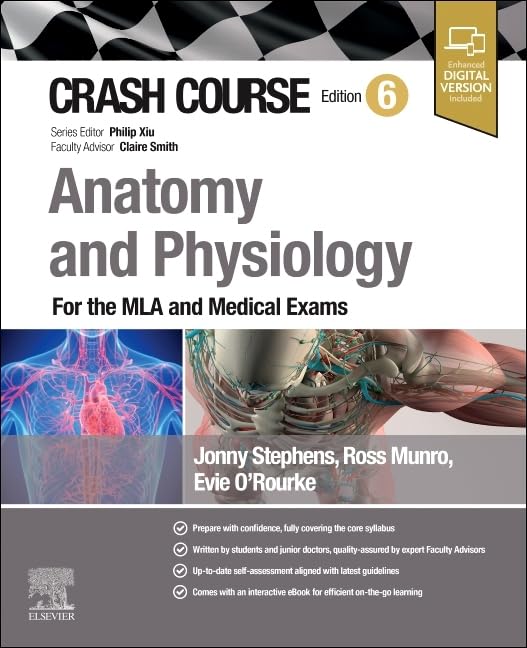 Crash Course Anatomy And Physiology For The Mla And Medical Exams With Access Code 6Ed (Pb 2025)