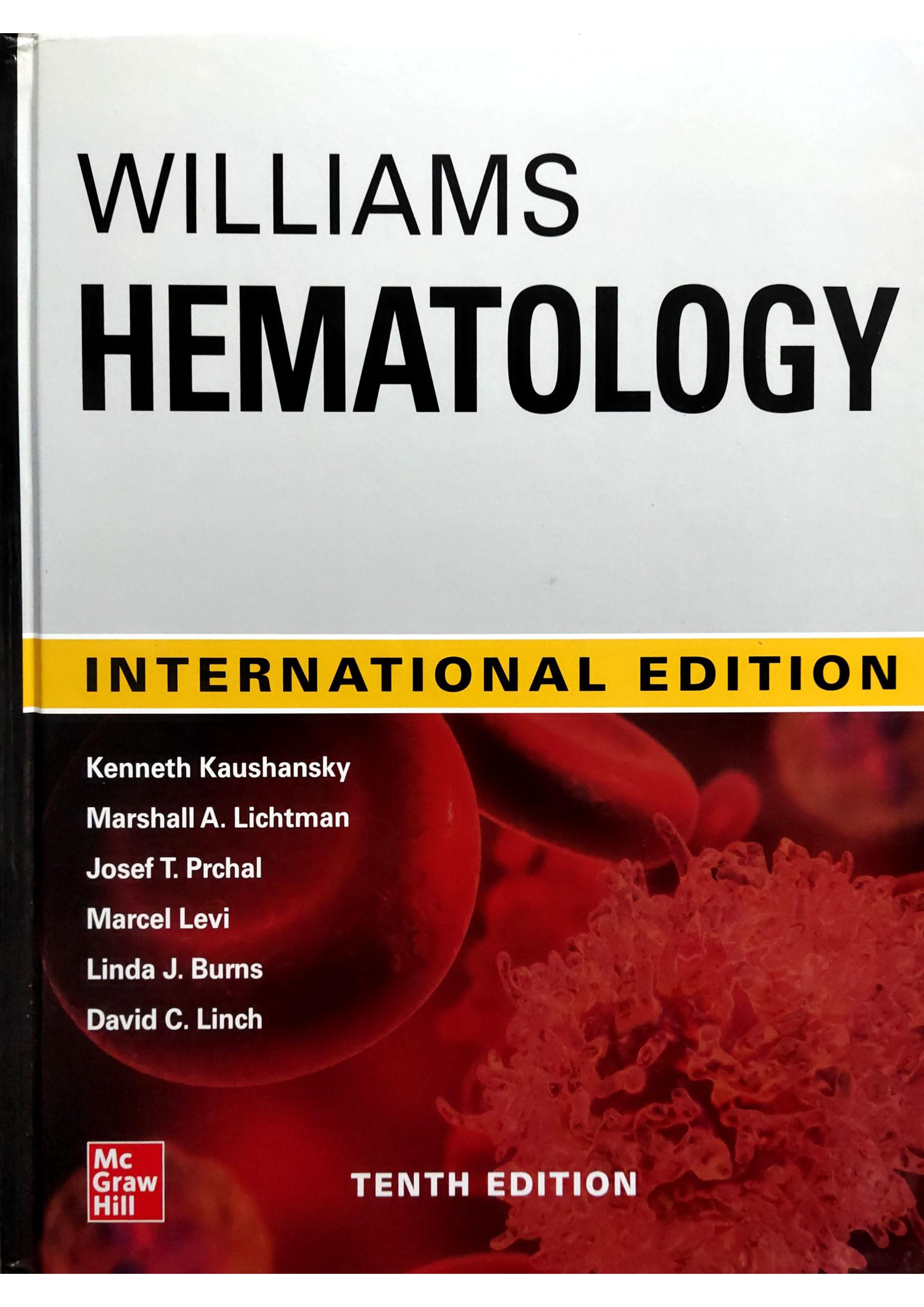 Williams Hematology 10Ed