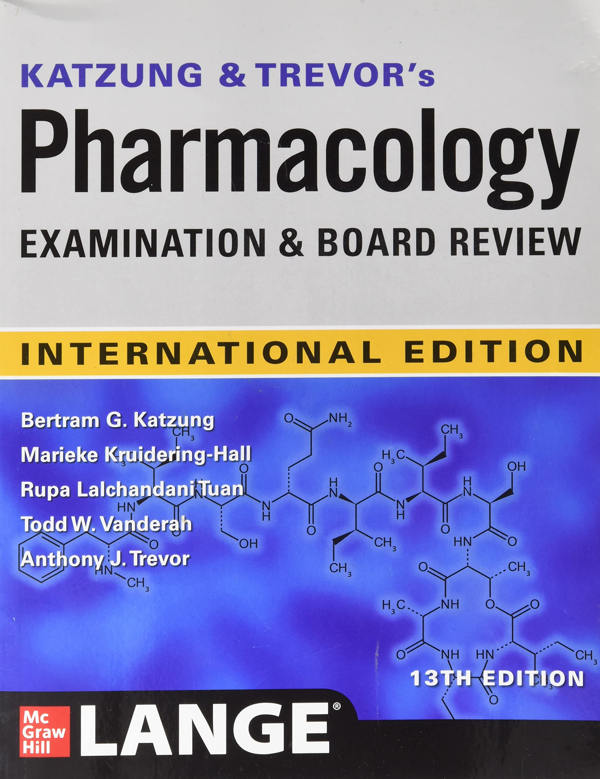 Katzung & Trevor'S Pharmacology Examination And Board Review, 13Th Edition