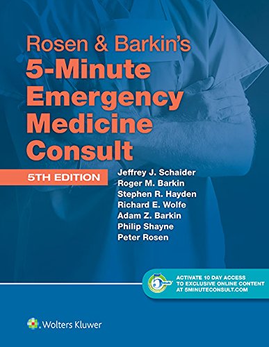 Rosen And Barkin S 5 Minute Emergency Medicine Consult 5Ed (Hb 2015) (Old Edition)