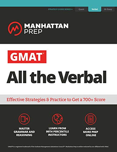 GMAT All The Verbal