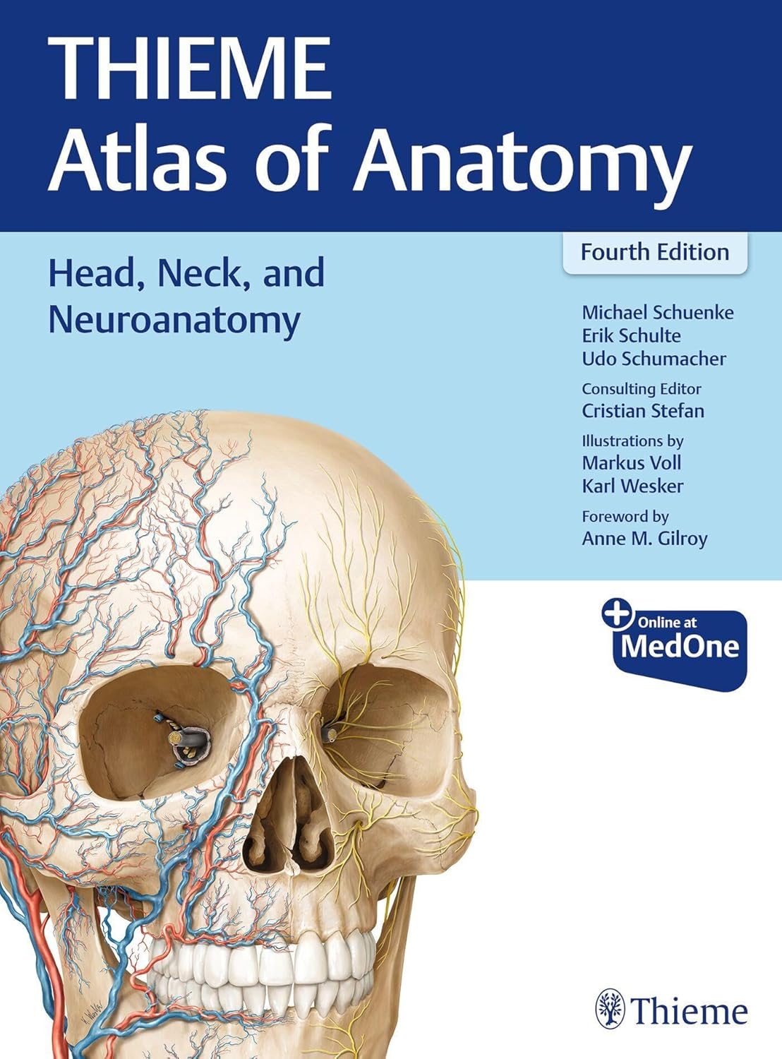 Head Neck And Neuroanatomy (Thieme Atlas Of Anatomy) 4Ed (Pb 2025)