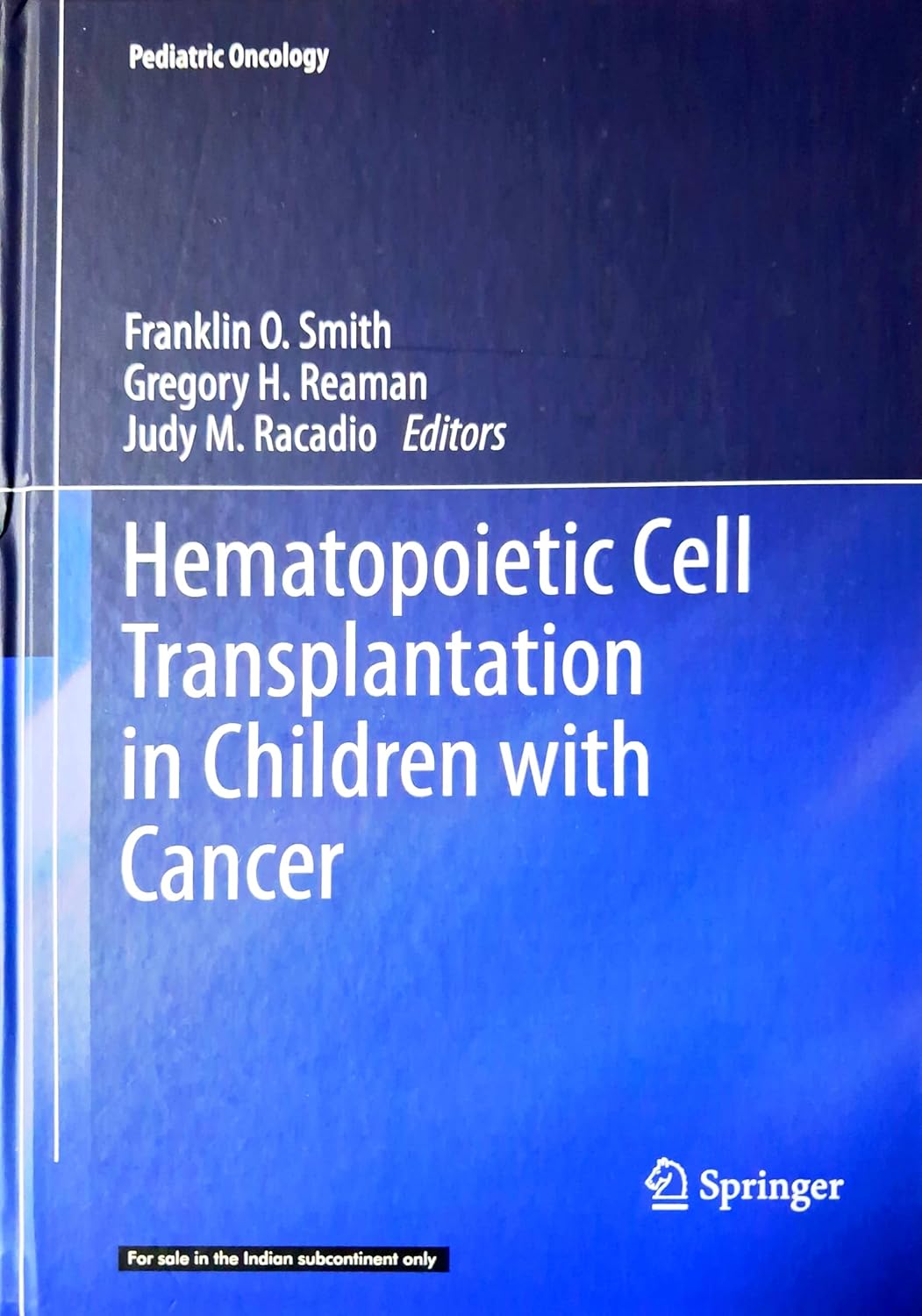 Hematopoietic Cell Transplantation In Children With Cancer (Hb 2026)