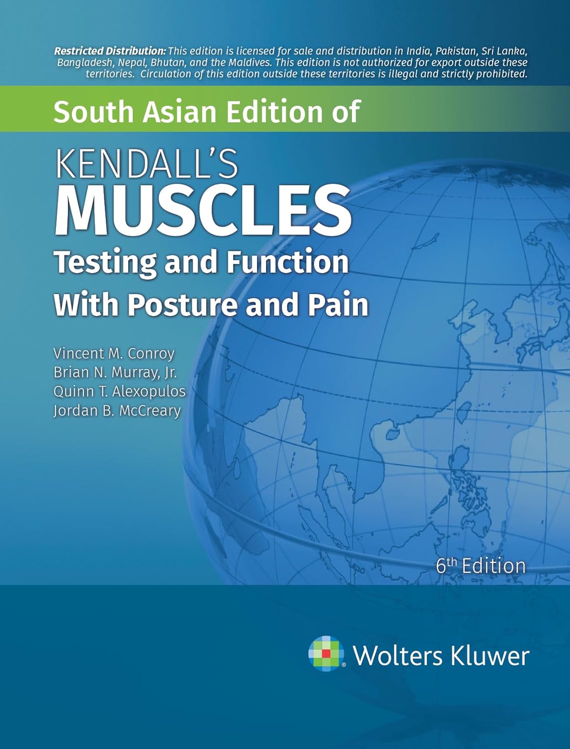 Kendall’s Muscle Testing and Function With Posture and Pain, 6th Edition South Asian Edition
