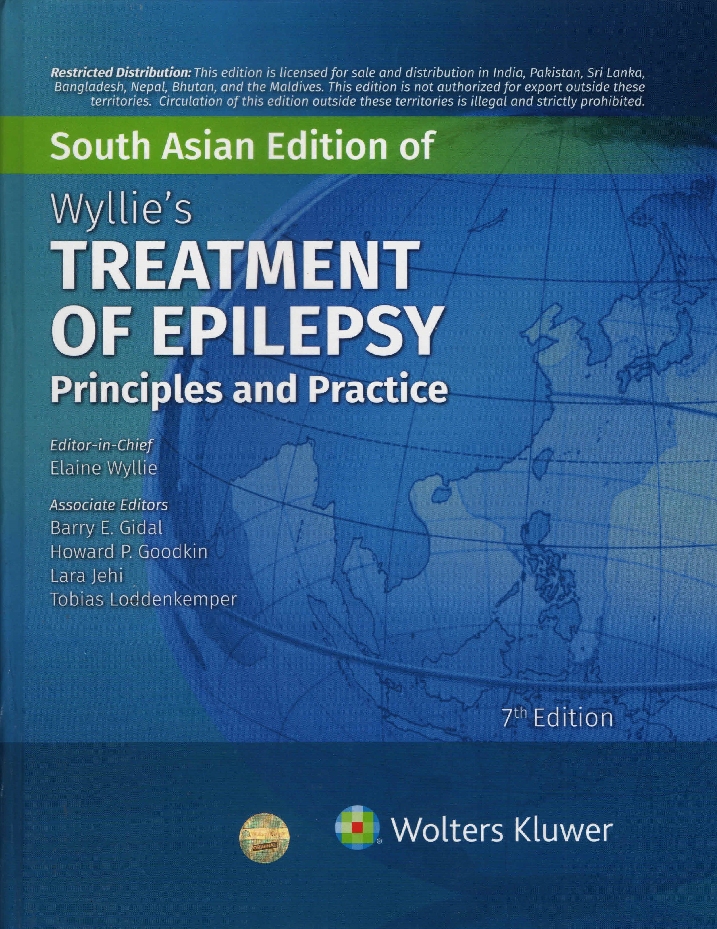 WYLLIE'S TREATMENT OF EPILEPSY: PRINCIPLES AND PRACTICE 7th Edition