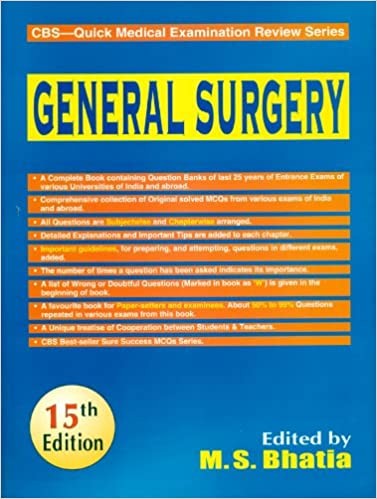 General Surgery Cbs Quick Medical Examination Review Series 15Ed (Pb 2018)