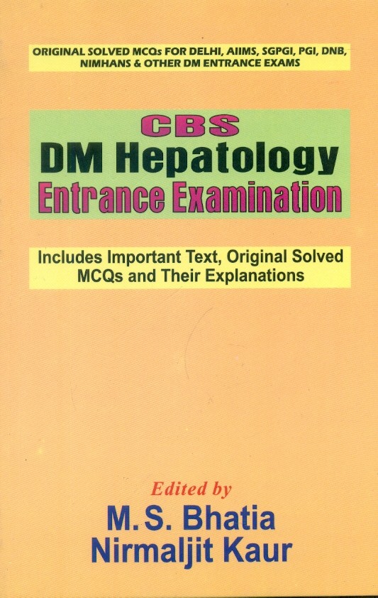 Cbs Dm Hepatology Entrance Examination (Pb 2016)