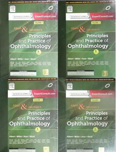 Albert And Jakobiec'S Principles And Practice Of Opthalmology, 4 Vol, 3E ( old edition )