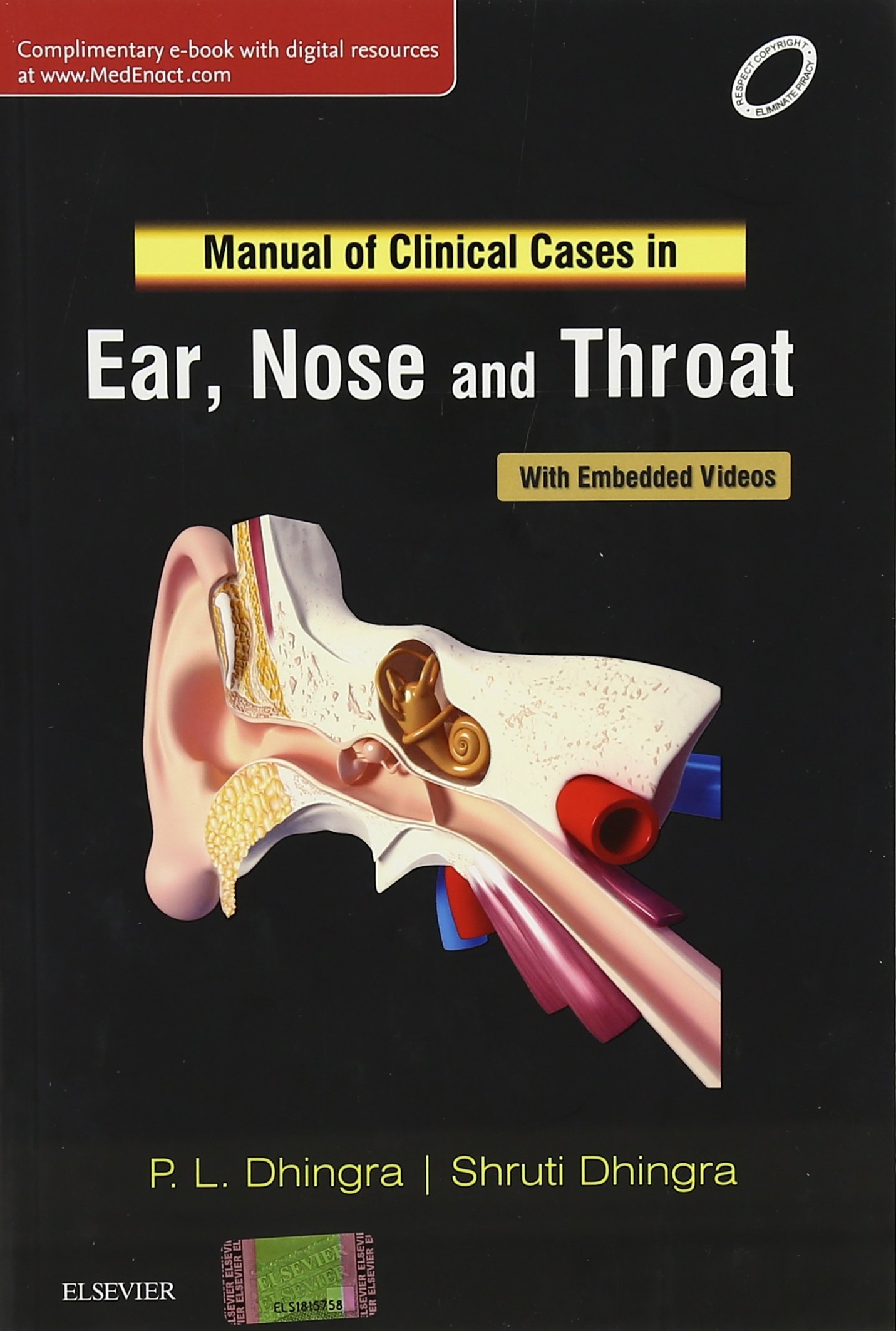 Manual Of Clinical Cases In Ear, Nose And Throat, 1E