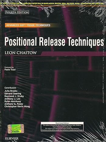 Positional Release Techniques with on-line videos, 4e