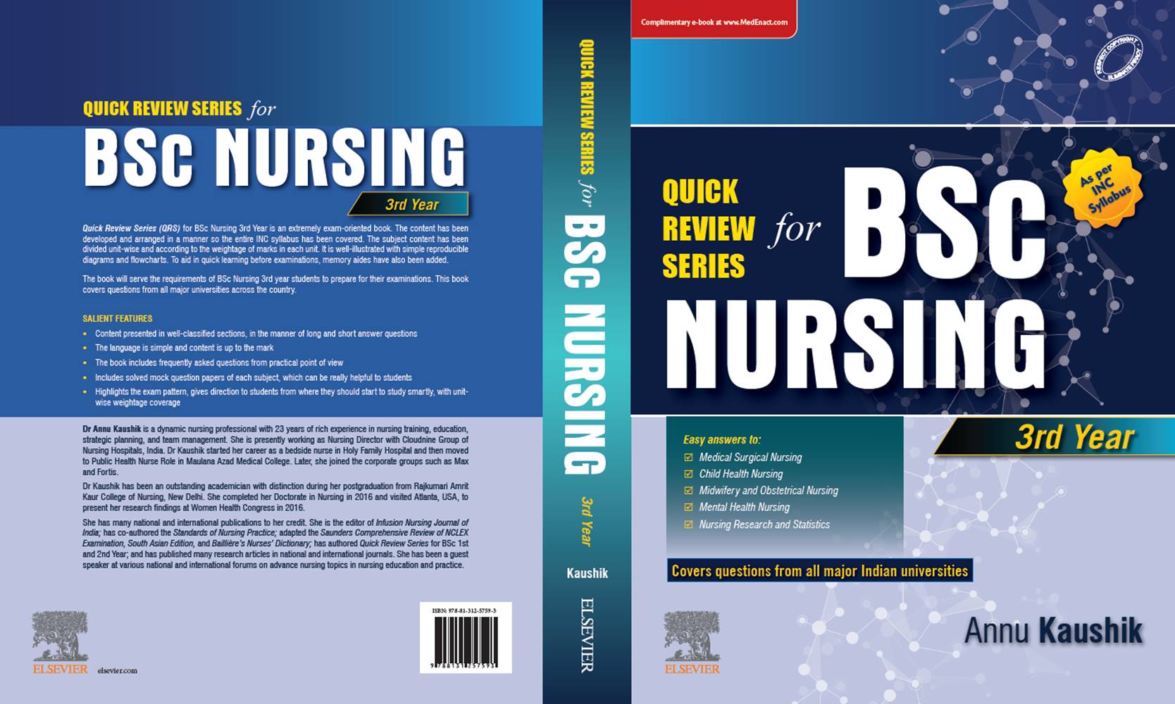 Quick Review Series B.Sc. Nursing 3rd year. 1e