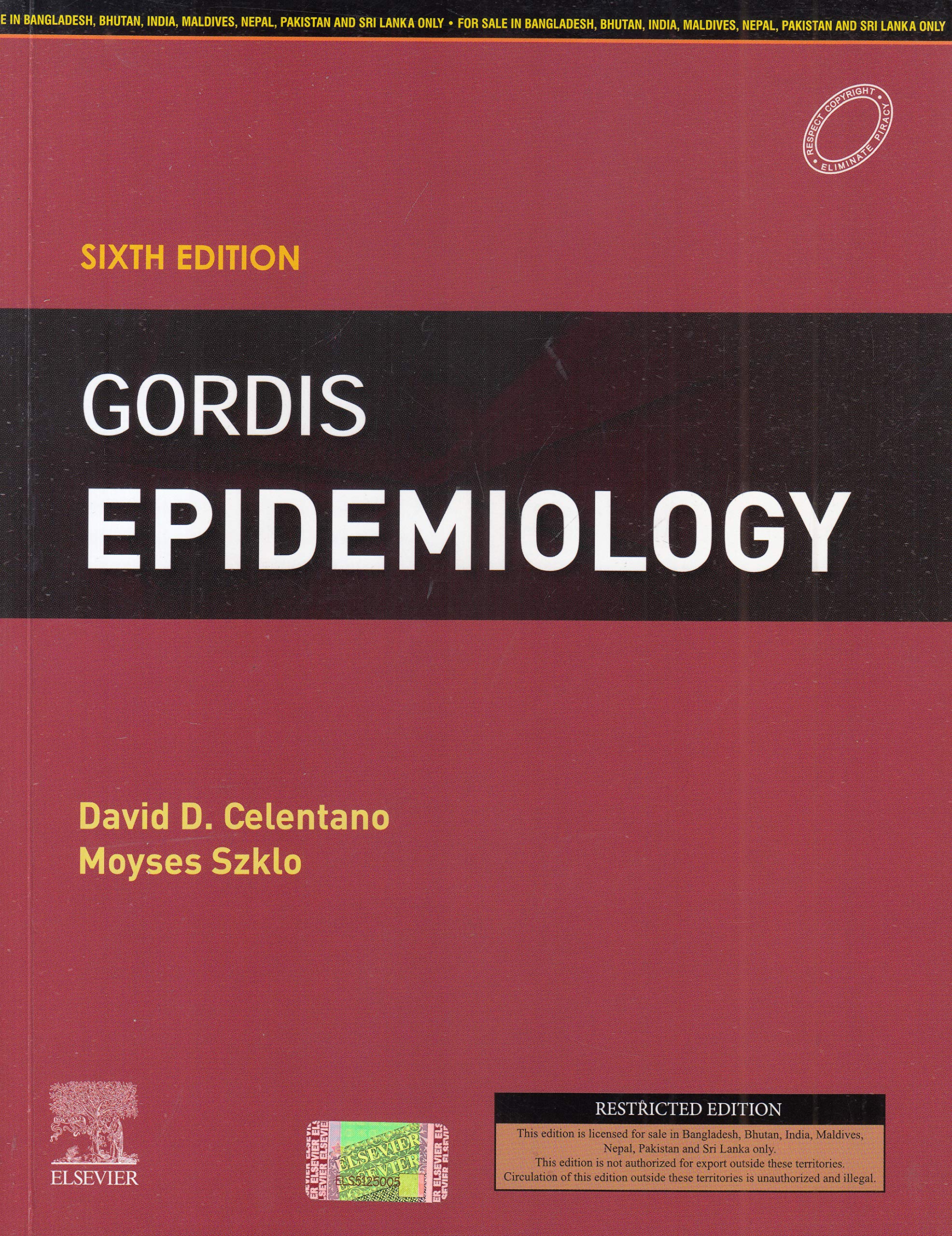 Gordis Epidemiology 6Th(Indian Edition)