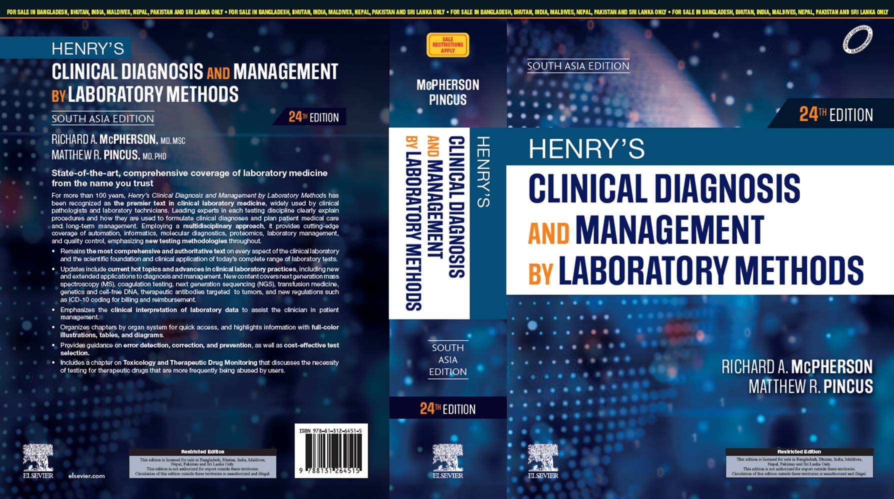 Henry's Clinical Diagnosis and Management by Laboratory Methods, 24e, South Asia Edition