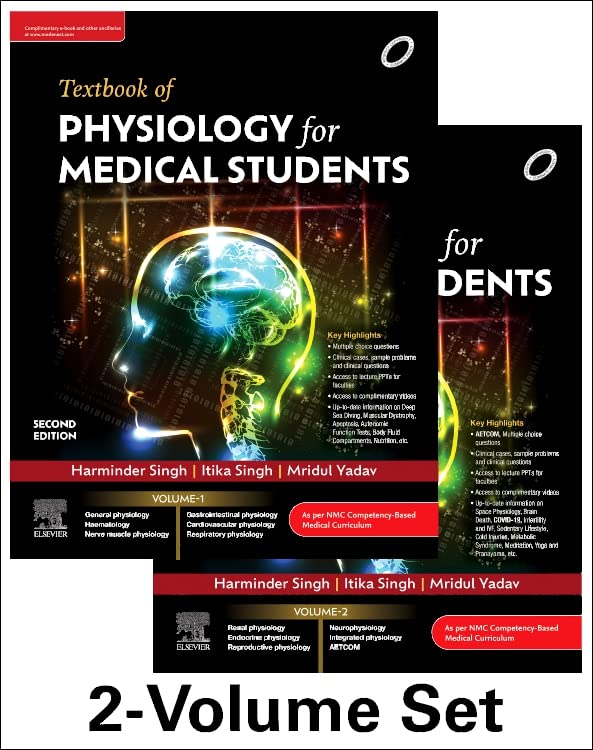 Textbook of Physiology for Students, 2nd Edition (2 Volume Set) previously Fundamentals of Medical Physiology