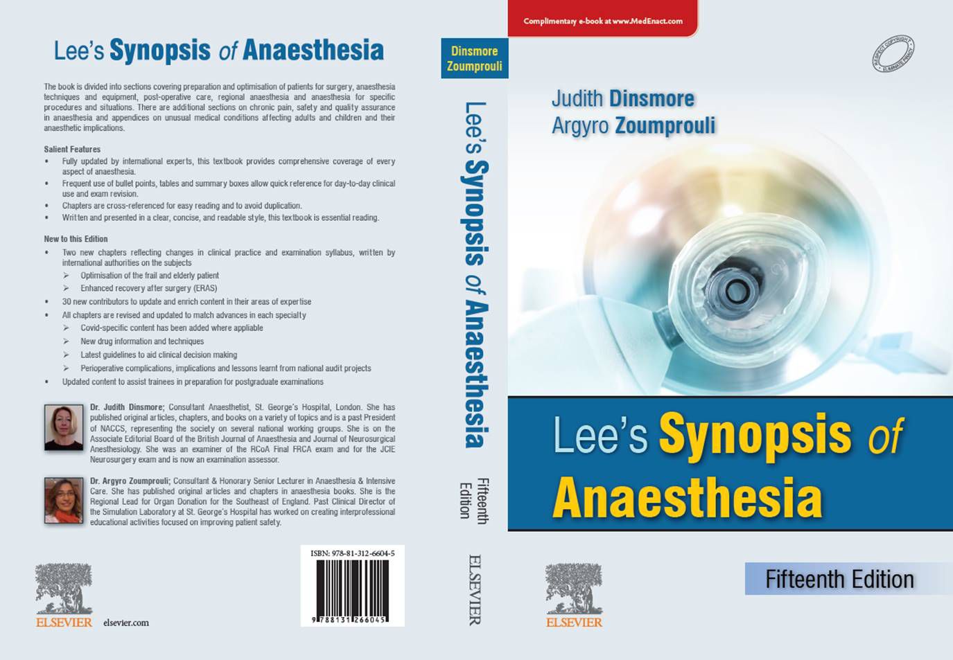 Lee's Synopsis of Anaesthesia 15th Edition