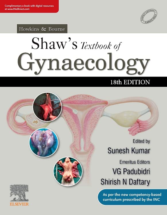 Shaw's Textbook of Gynaecology 18th Edition 2023