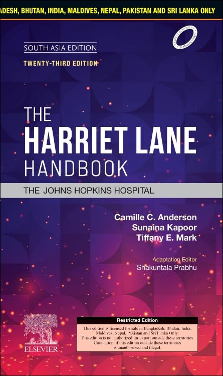 The Harriet Lane Handbook: South Asia Edition, Ed. 23