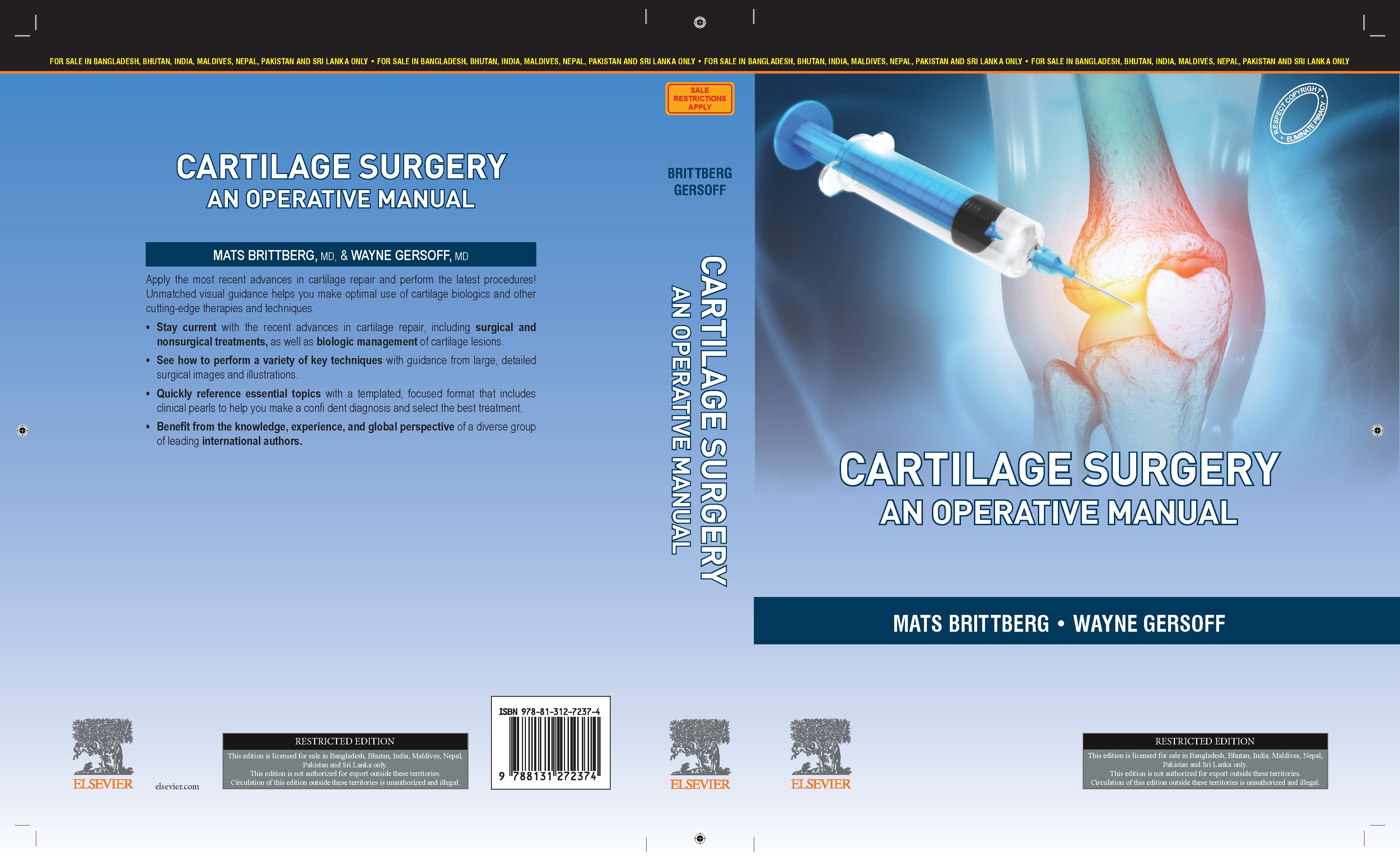 Cartilage Surgery, 1e (aibh Exclusive)