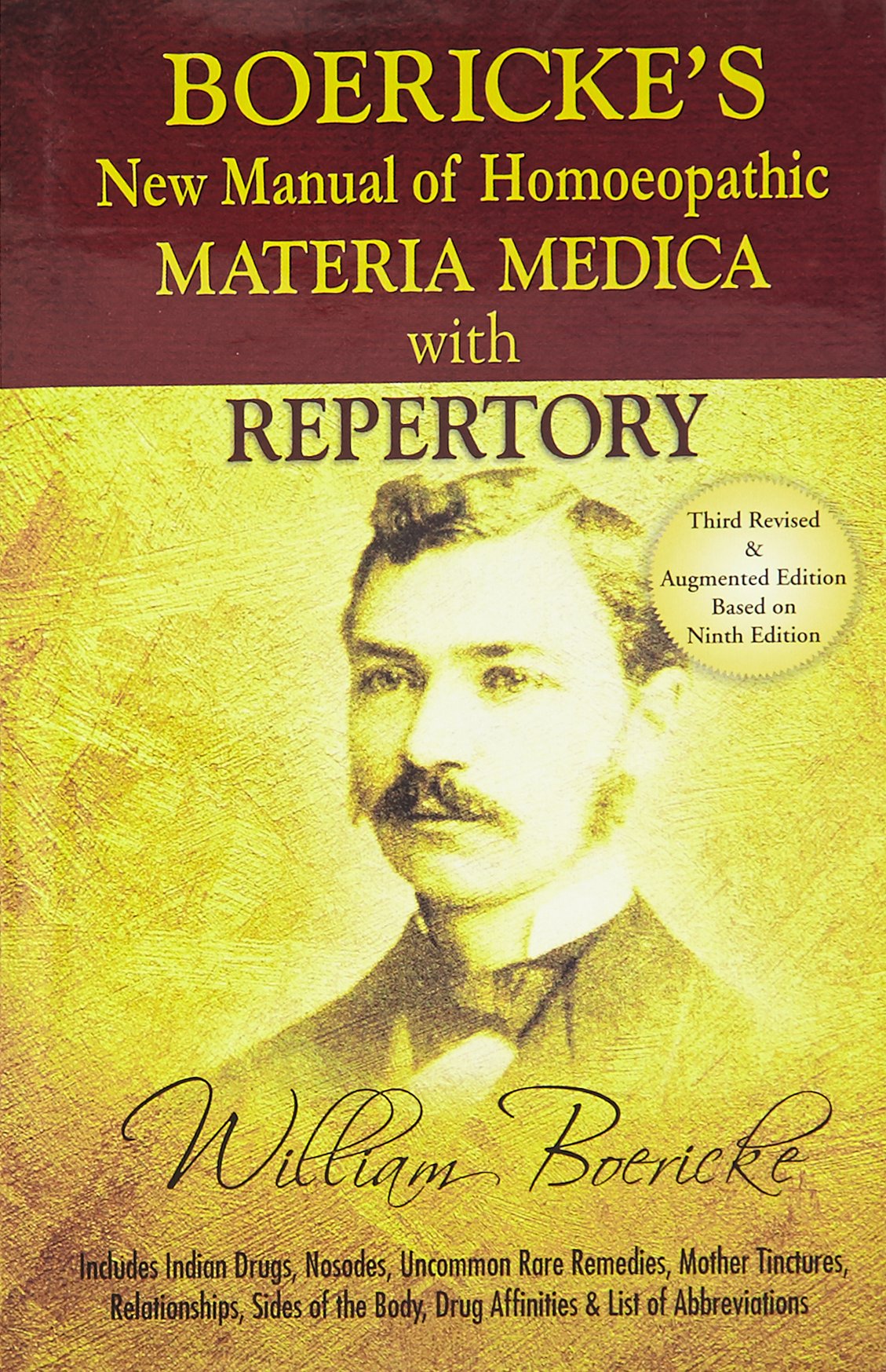 New Manual Of Homoeopthic Materia Medica With Repertory