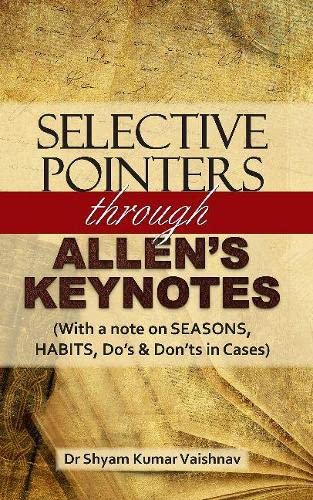 Selective Pointer Through Allen'S Keynotes