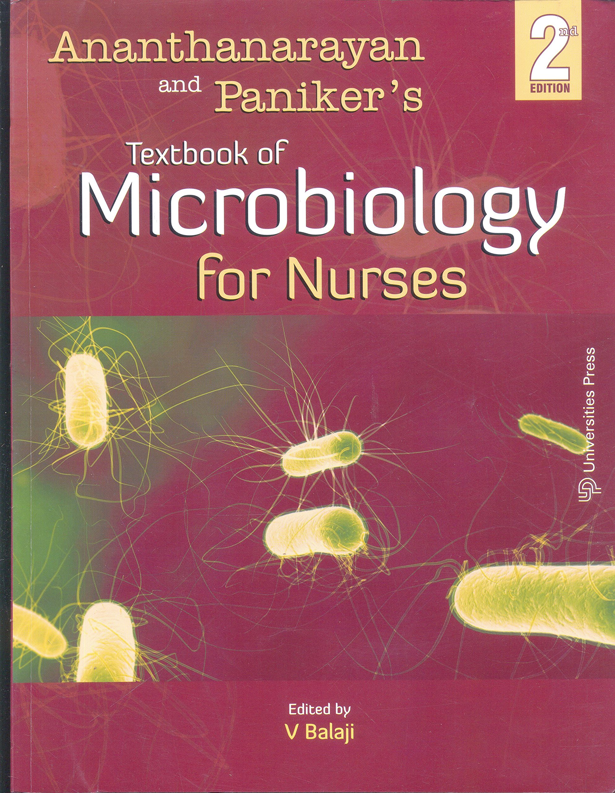 Ananthanarayan And Paniker Textbook Of Microbiology For Nurses 2/E