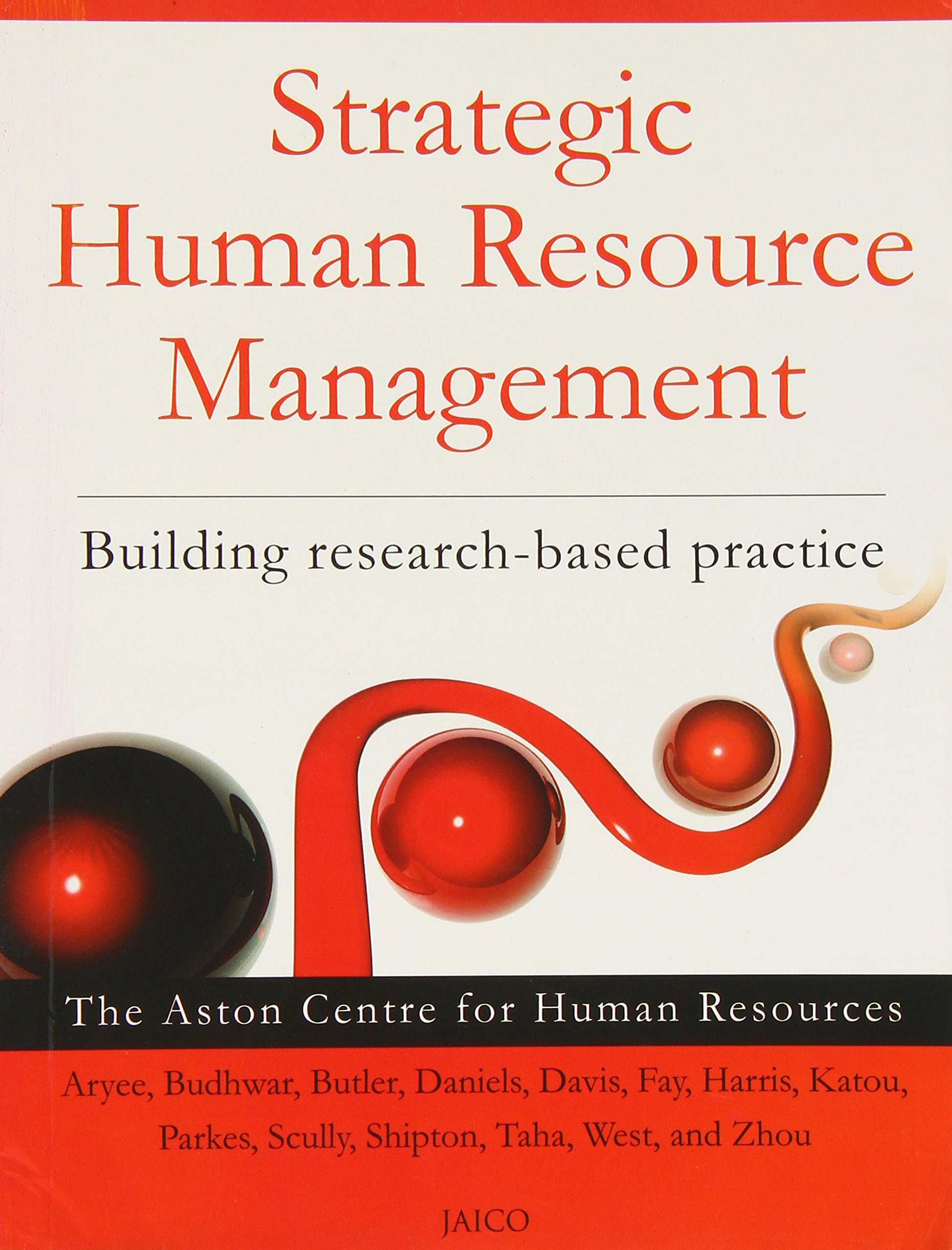 Strategic Human Resource Management: Building Research-Based Practice