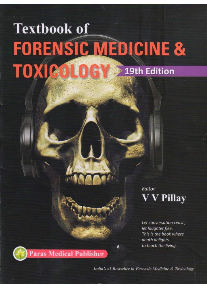Textbook Of Forensic Medicine And Toxicology 19Th Ed 2019