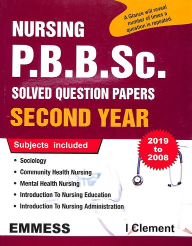 Nursing P.B. B.Sc Solved Question Papers Second Year