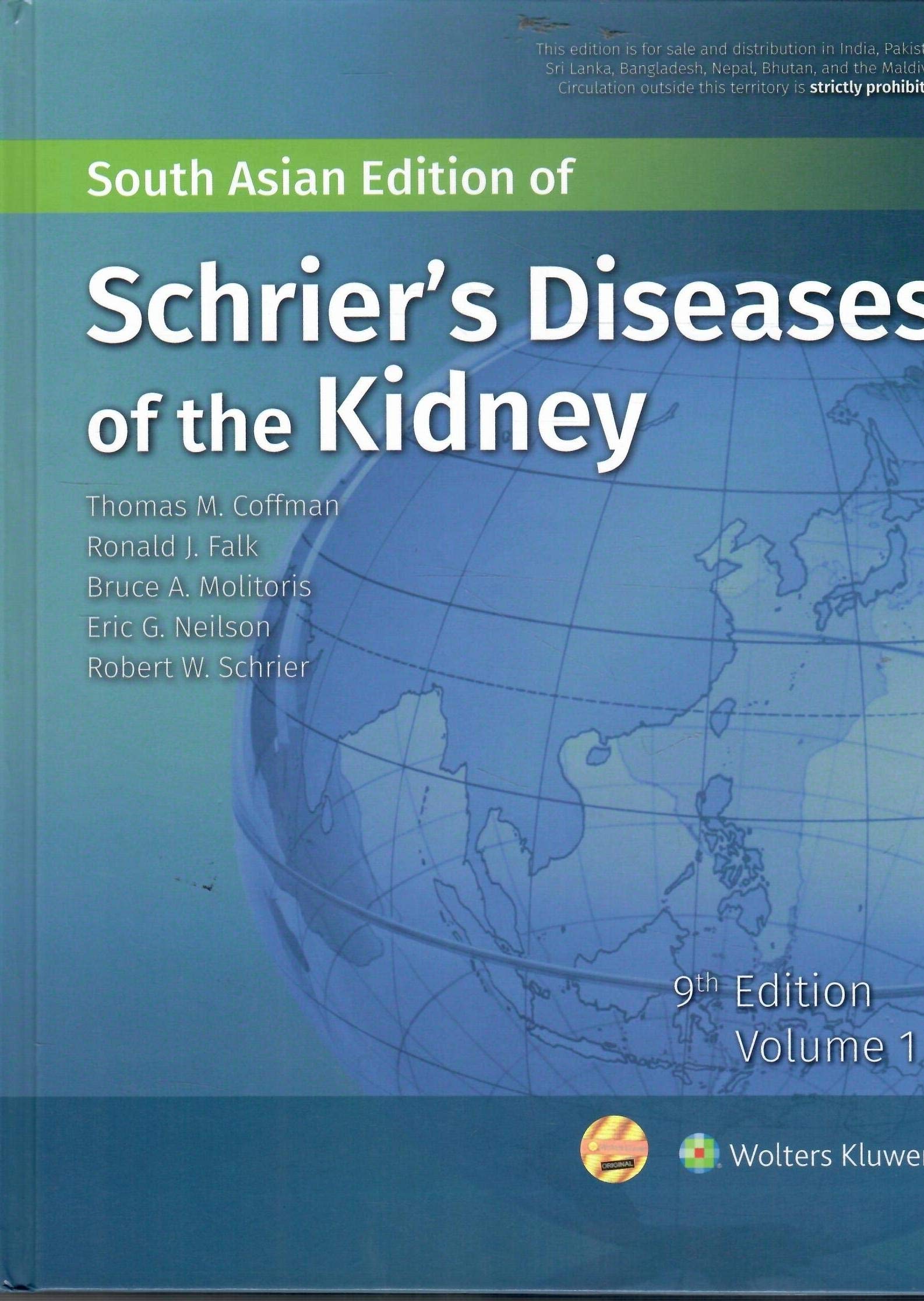 Schrier's Diseases of the Kidney 9/e- AIBH Exclusive