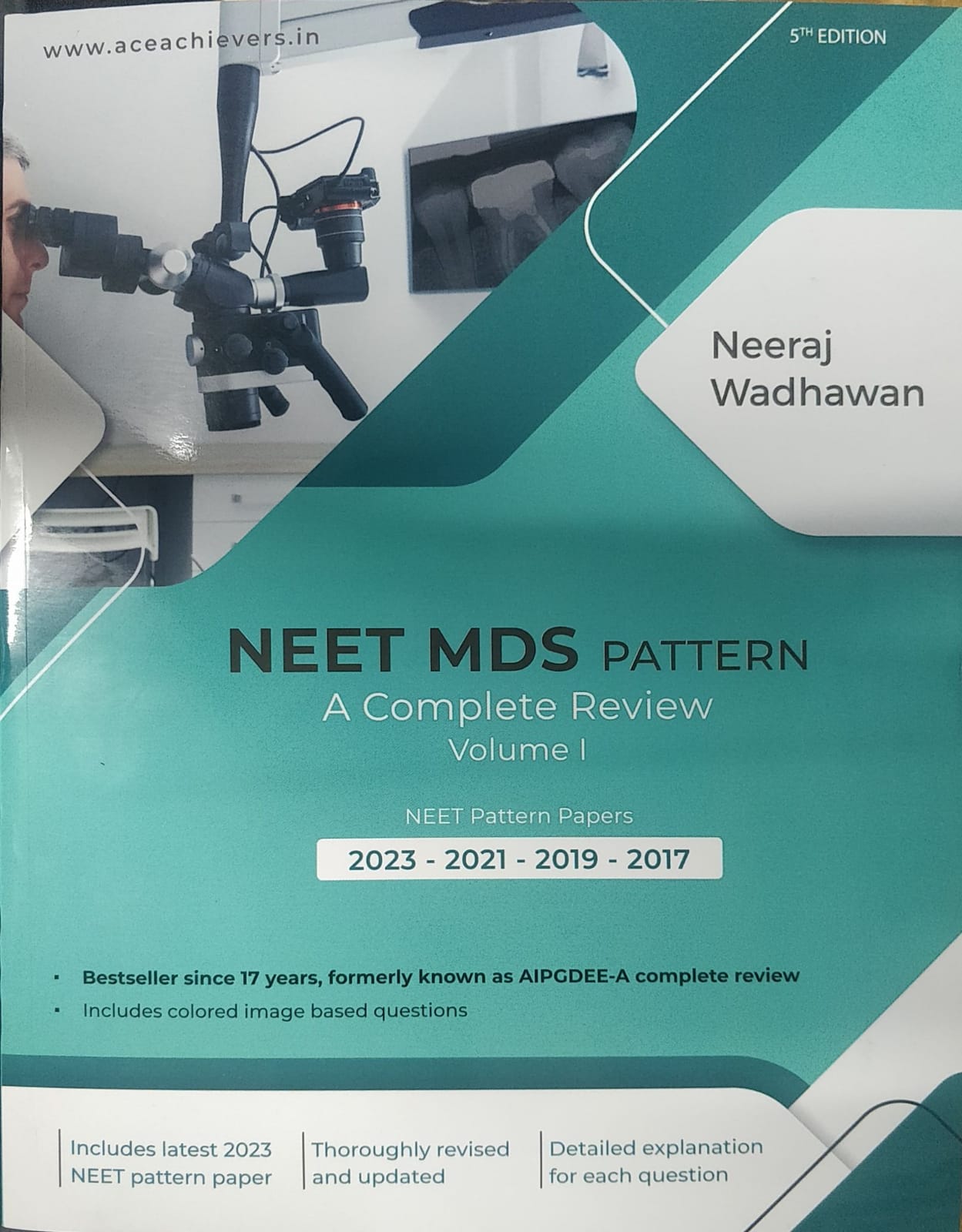 NEET MDS Pattern A Complete Review Volume 1 & 2 (2023-2021-2019-2017)  5th Edition 2024 (AIBH Exclusive)