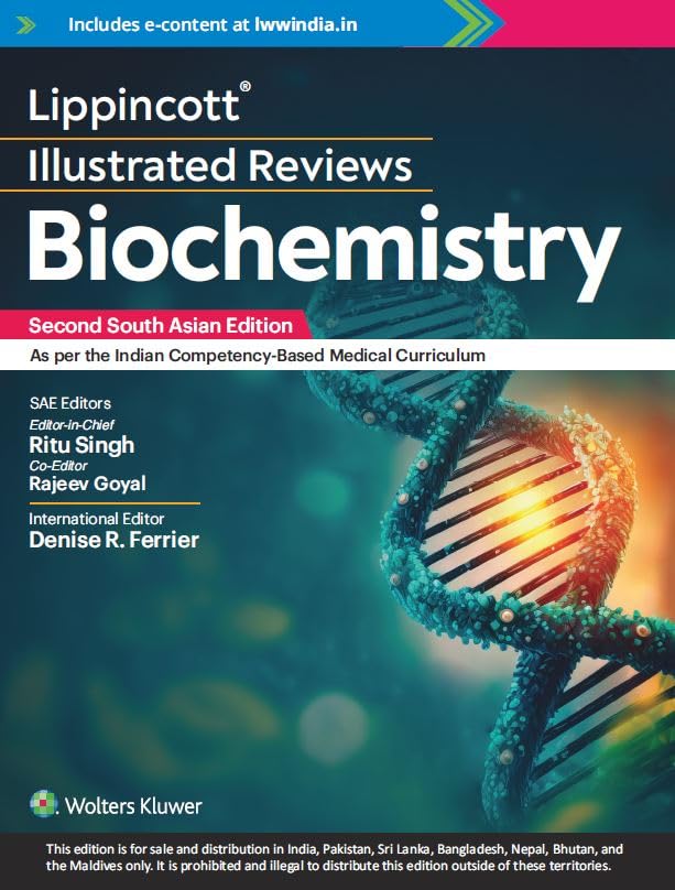 Lippincott® Illustrated Reviews: Biochemistry, 2nd South Asian Edition