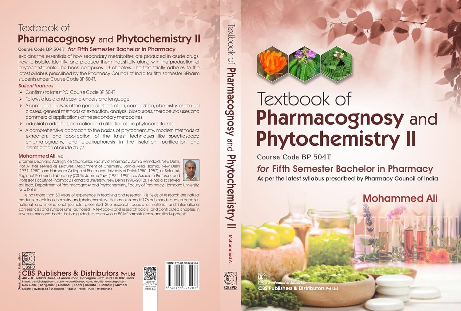 Textbook Of Pharmacognosy And Phytochemistry Ii For Fifth Semester Bachelor In Pharmacy (Pb 2026)