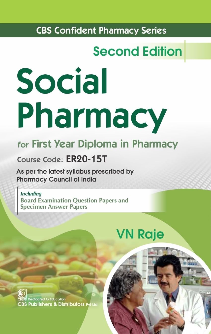 Social Pharmacy For First Year Diploma In Pharmacy 2Ed (Pb 2026)