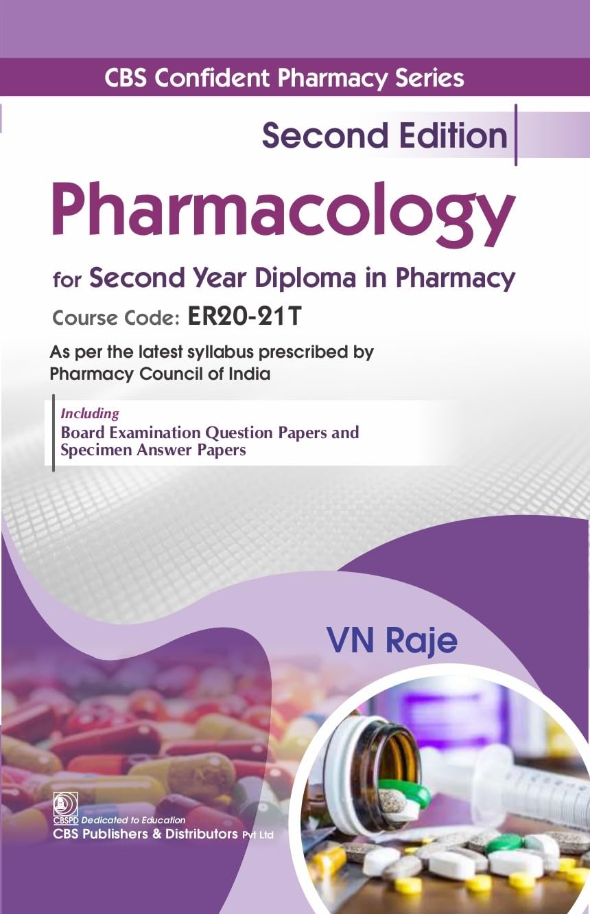 Pharmacology For Second Year Diploma In Pharmacy 2Ed (Pb 2026)