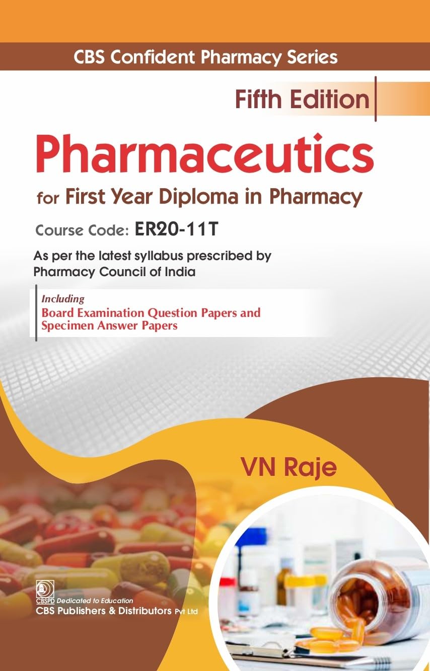 Pharmaceutics For First Year Diploma In Pharmacy 5Ed (Pb 2026)