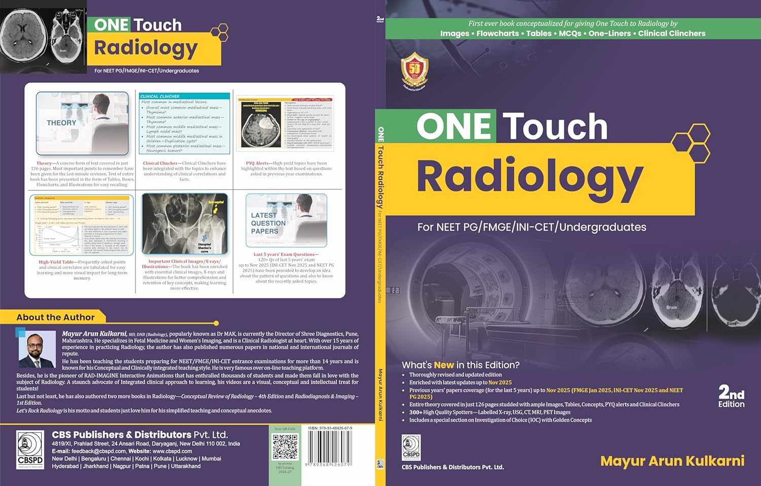 One Touch Radiology For Neet Pg Fmge Ini Cet Undergraduates 2Ed (Pb 2026)