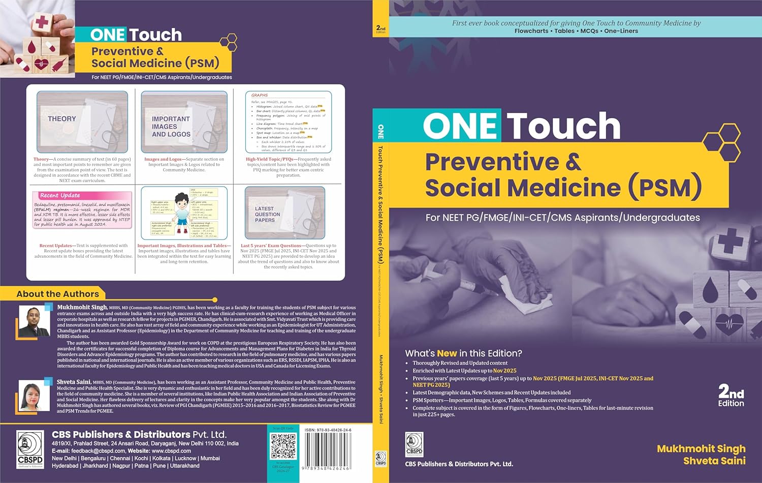 One Touch Preventive And Social Medicine (Psm) 2Ed (Pb 206)