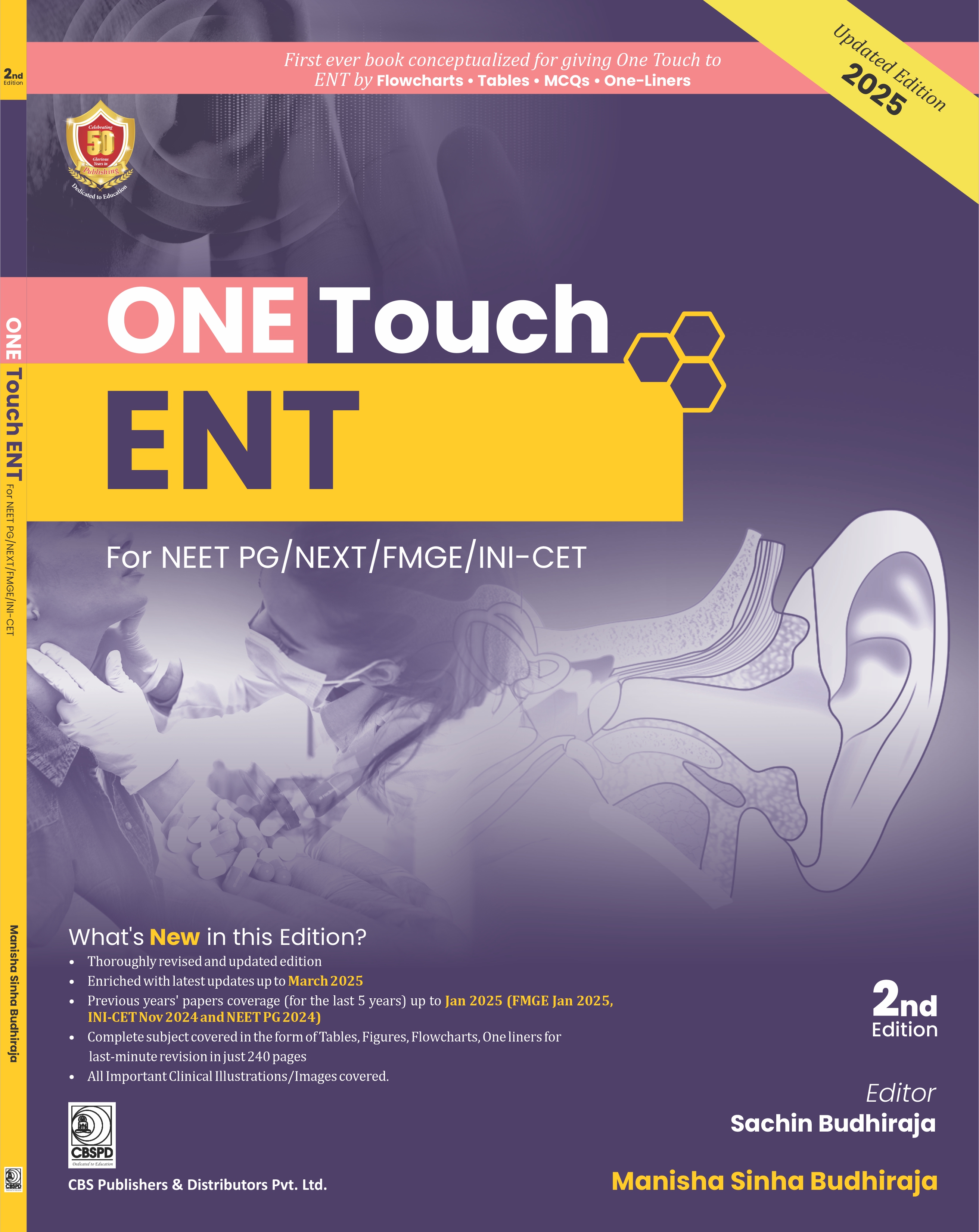 One Touch Ent For Neet Pg/Next/Fmge/Ini-Cet 2Ed (Pb 2025)