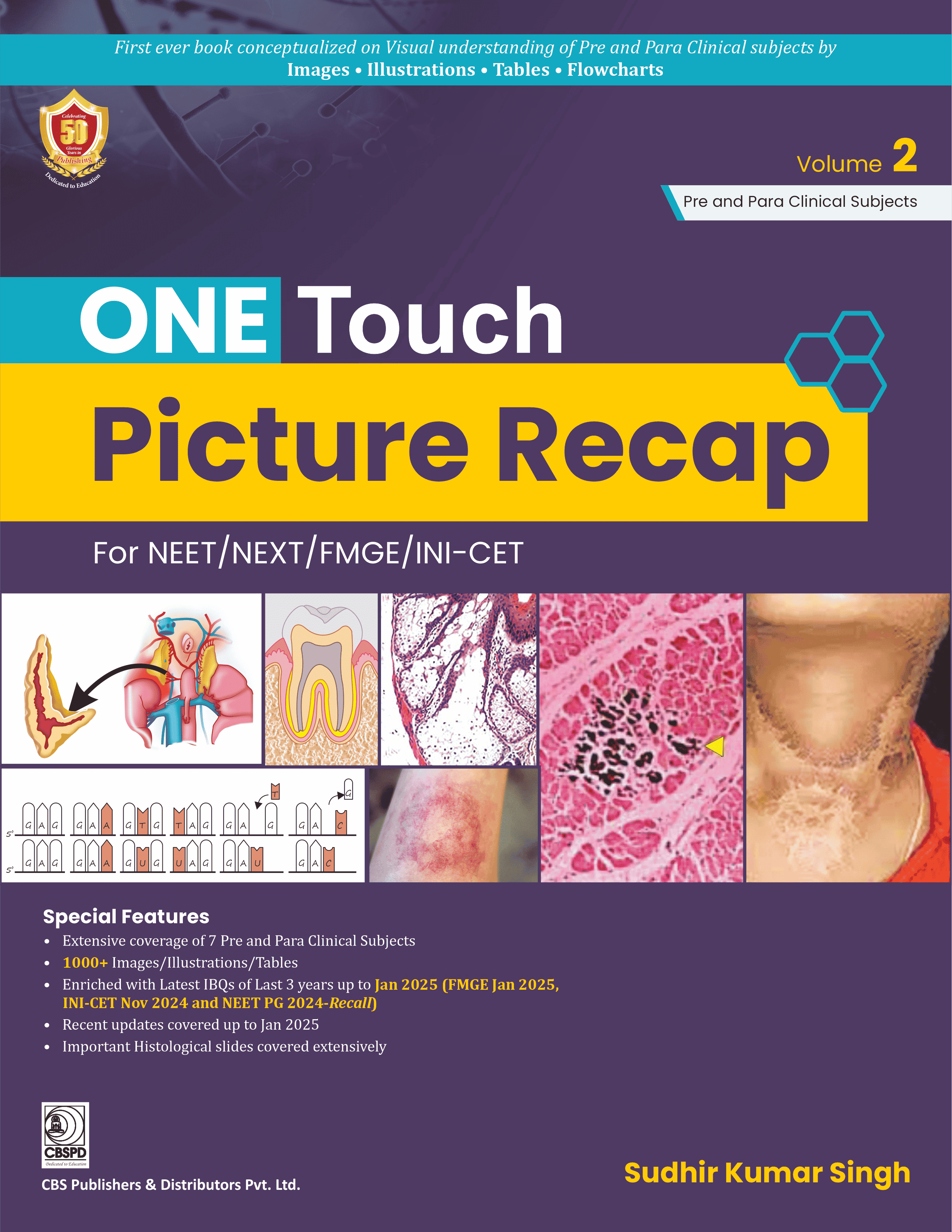 One Touch Picture Recap For Neet Next Fmge Ini Cet Volume 2 ( Pb 2025)