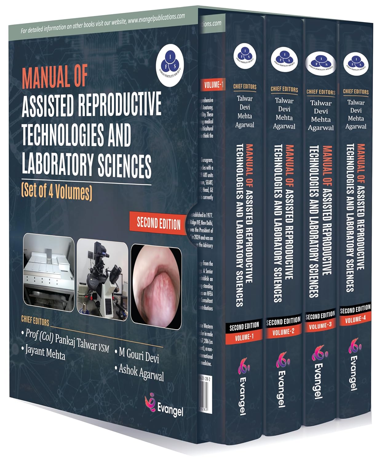 IFS-MANUAL OF ASSISTED REPRODUCTIVE TECHNOLOGIES AND LABORATORY SCIENCES (Set of 4 Volumes)